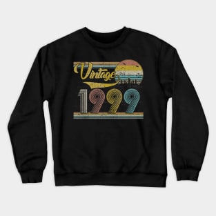 Classic 21st birthday gift for men women Vintage 1999 Crewneck Sweatshirt